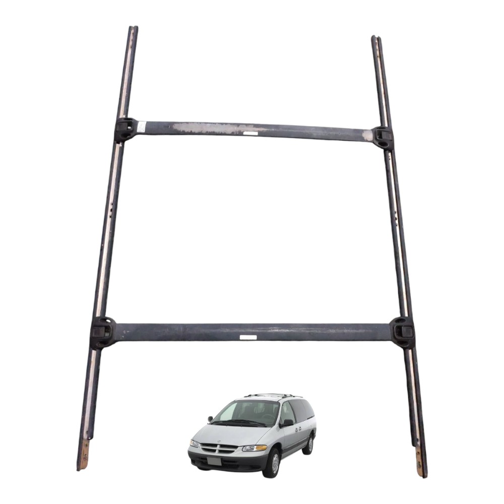Rack Teto Chrysler Grand Caravan 1996 1997 1998 1999 2000 Preto 1