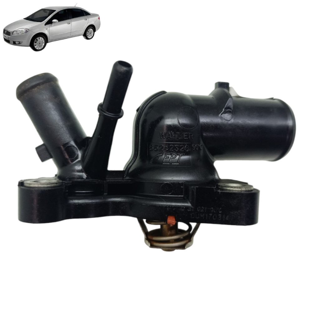 Carcaça Válvula Termostática Fiat Fiat Linea 1.8 Etorq 2011 1
