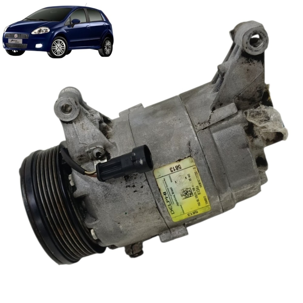 Compressor ar condicionado Fiat Punto 1.6 16v Etorq 2012 09