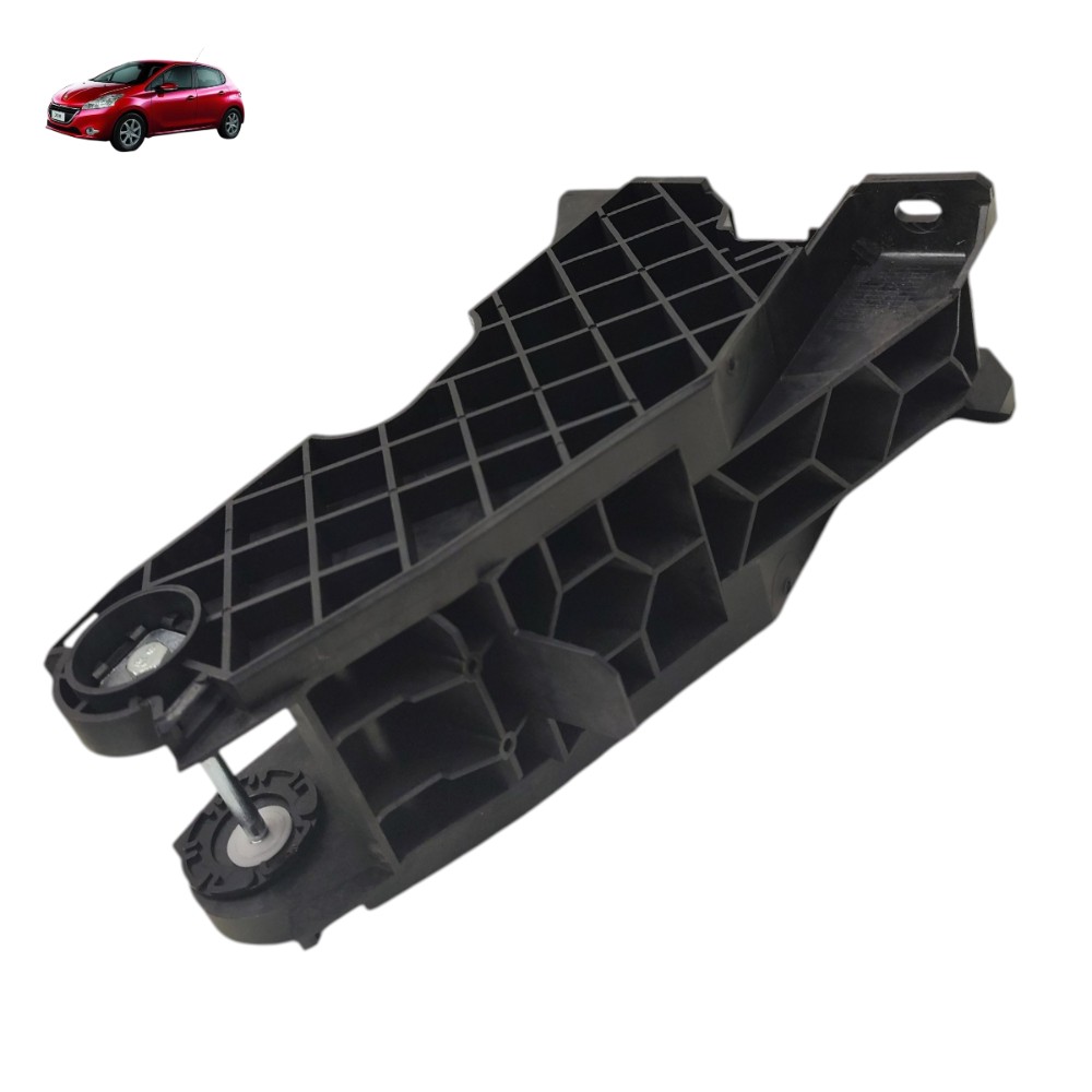 Suporte Apoio Braço Console Peugeot 208 2014 2015 2016 2017 Preto 1