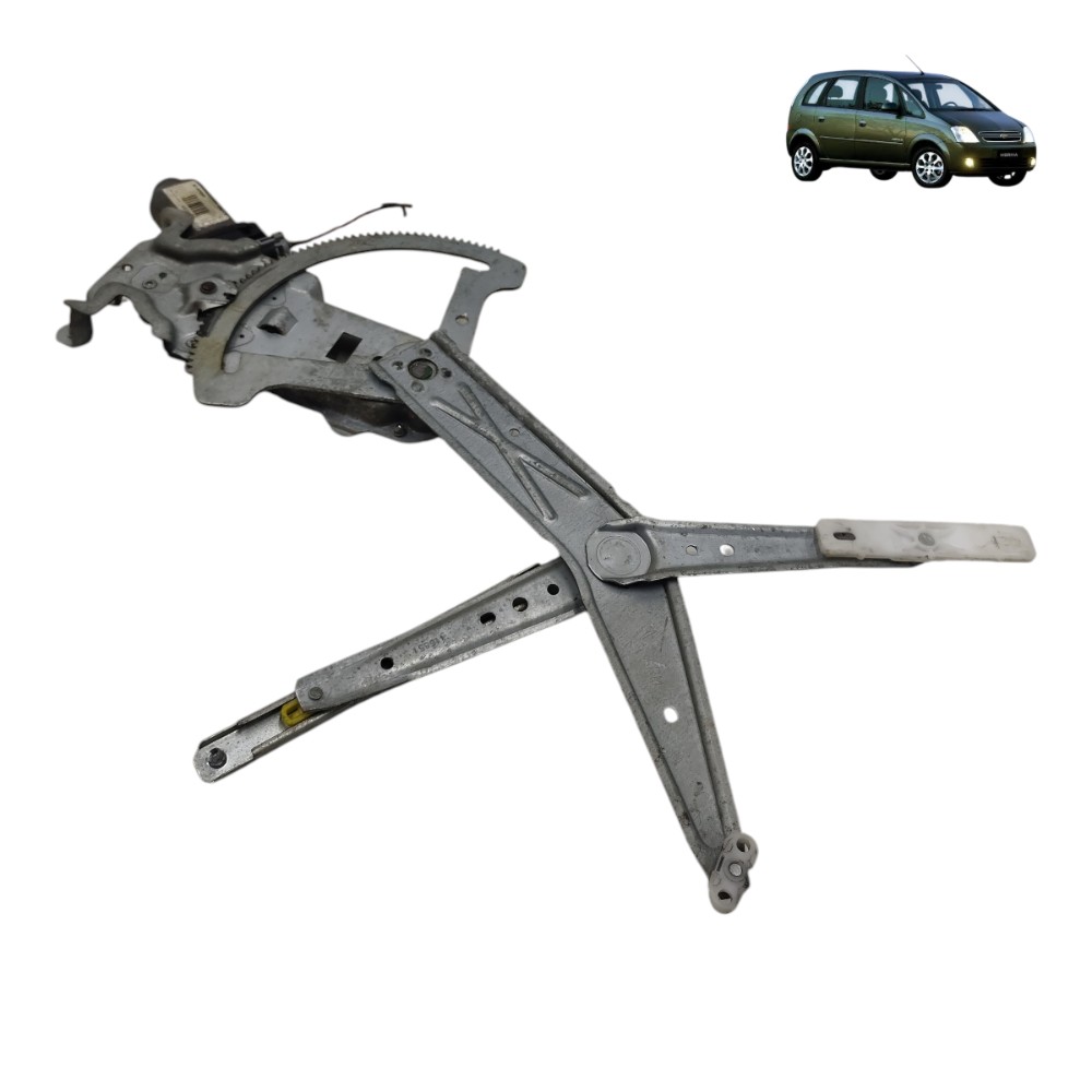 Motor elétrico maquina vidro dianteira direita Gm Meriva 12 1