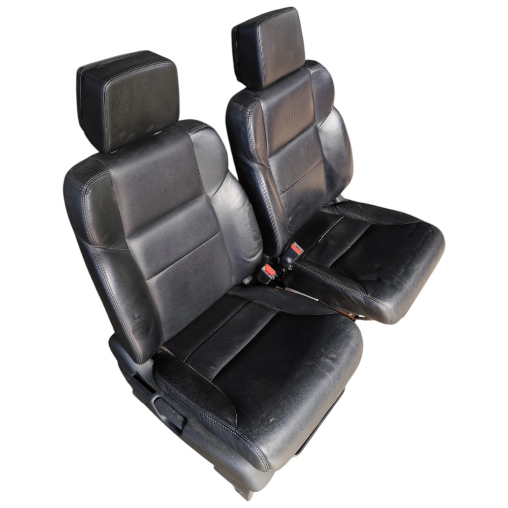 Jogo Banco Couro Honda Crv 2017 2016 2015 2014 2013 2012 Preto 3