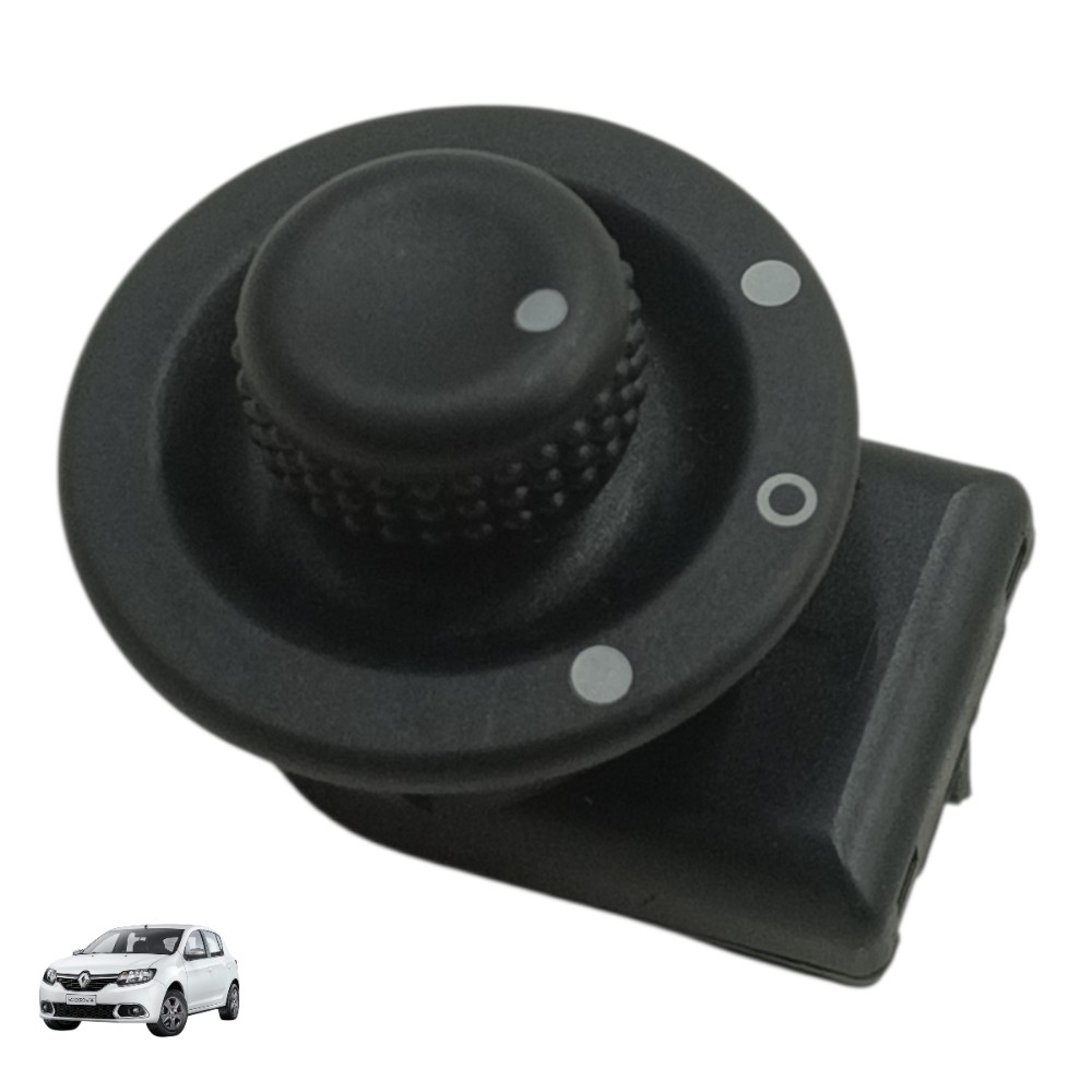 Botão comando retrovisor Renault Sandero Stepway 2016 2017