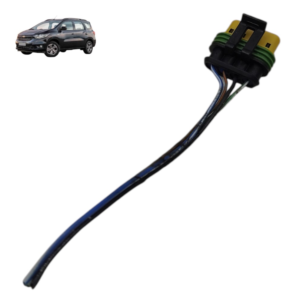 Plug soquete lanterna traseira GM Spin 2024 2023 2022 2021 1