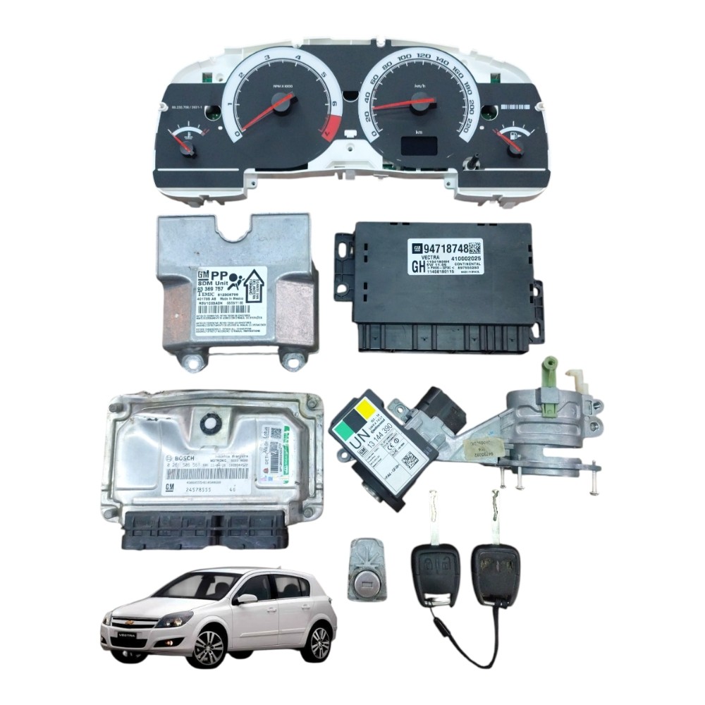 Kit Code Módulo Injeção Gm Vectra Gt 2.0 8v 140cv 2011 2012 1
