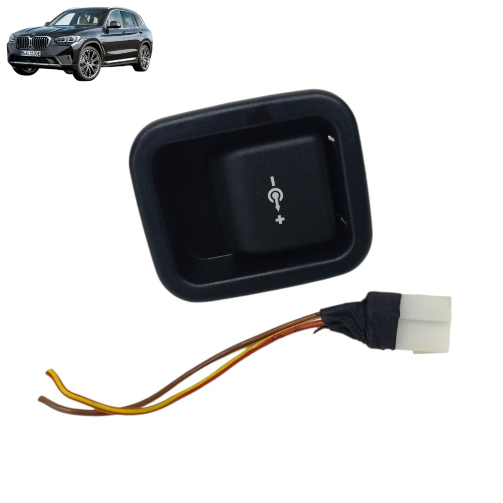 Acendedor Tomada 12v Bmw X3 2022 2023 2024 Preto