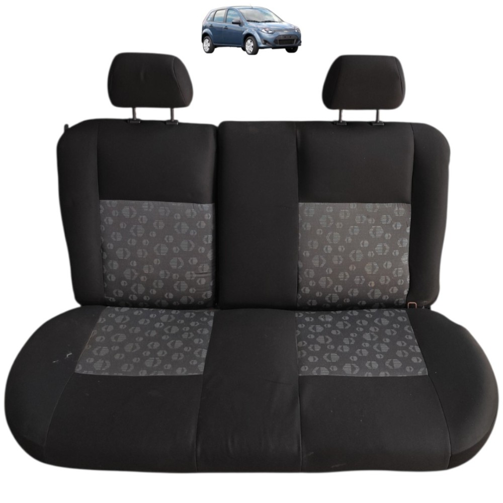 Encosto Assento Banco Traseiro Ford Fiesta 2014 2013 2012 11 Preto