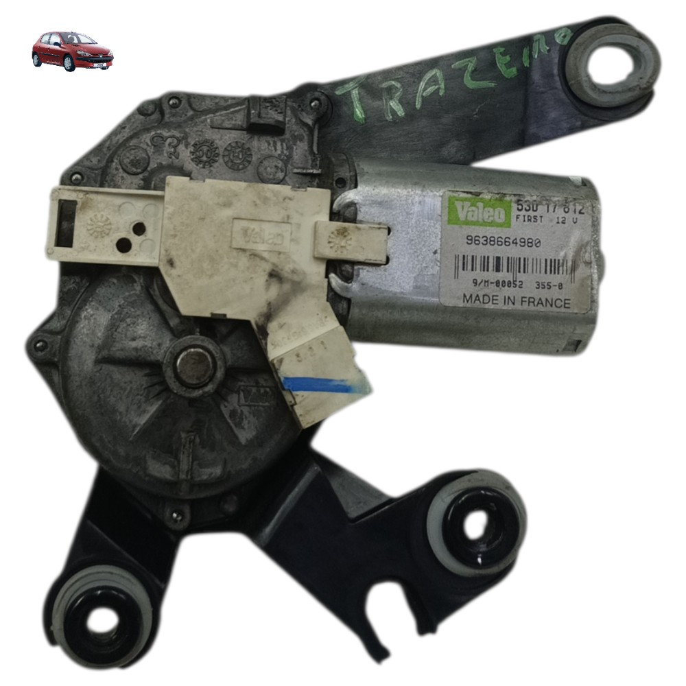 Motor limpador traseiro Peugeot 206 2000 2001 2002 2003 2004 1