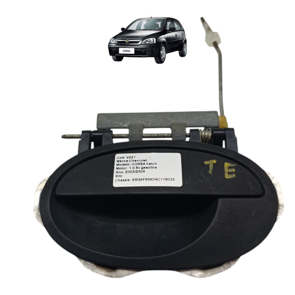 Maçaneta Externa Traseira Esquerda Gm Corsa 2003 2004 2005 1