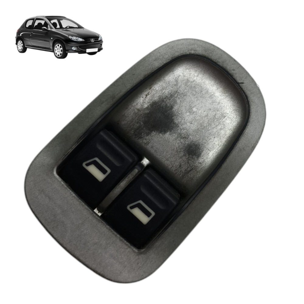 Botão Duplo Vidro Dianteiro Peugeot 206 207 2007 2008 2009 1