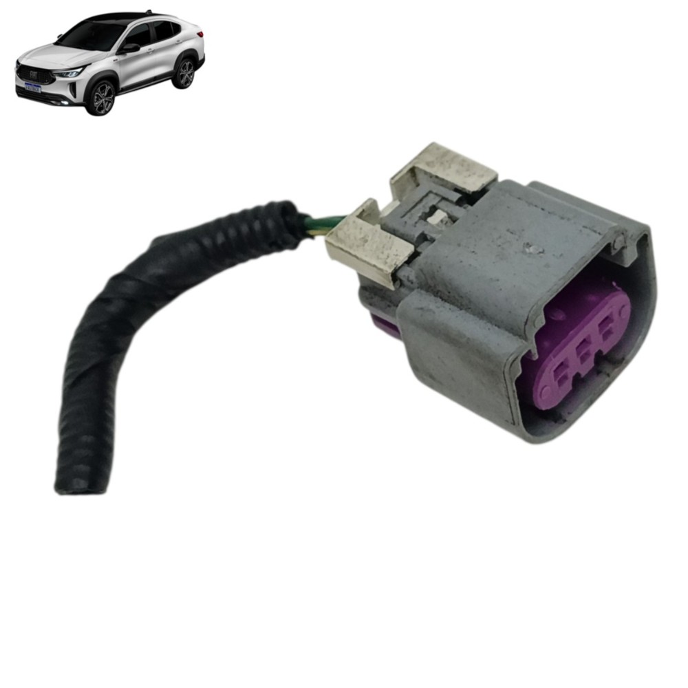 Plug conector Sensor pressão hidrovácuo fiat fastback 2024