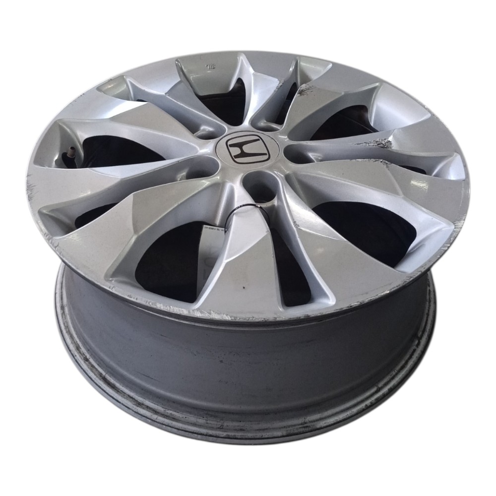 Roda Liga Leve Aro 17 5×114 Honda Crv 2013 2014 2015 2016 Prata 4