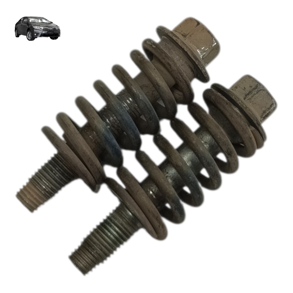 Par Parafuso Fixação Escapamento Toyota Corolla 2016 2017 18 1
