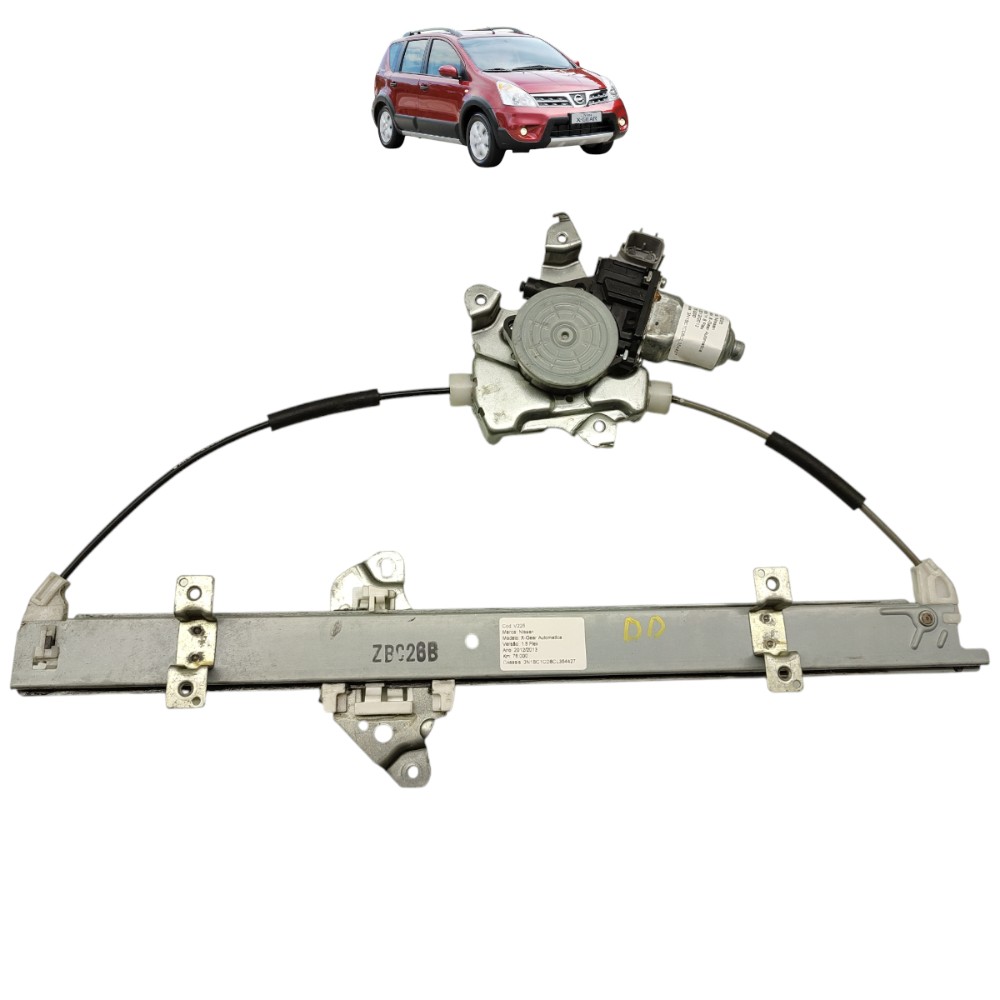 Motor Máquina Vidro Dianteiro Direito Nissan Livina 2012 13 1