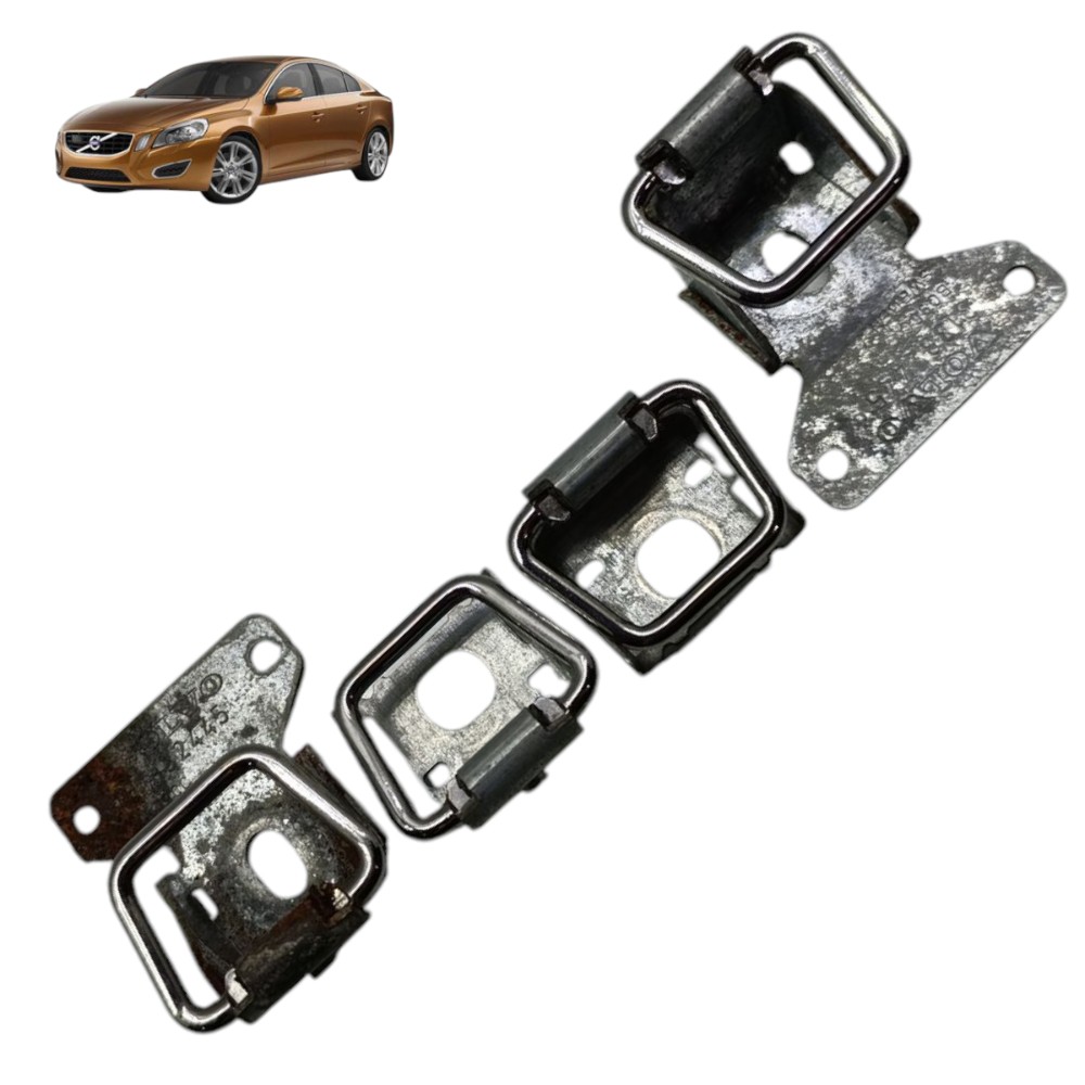 Jogo Grampo Fixação Porta Malas Volvo S60 2010 2011 2012 13 1