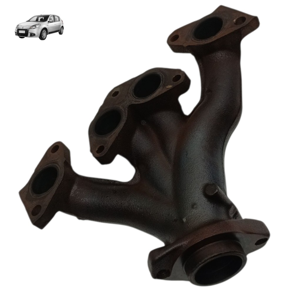 Coletor escape Renault Sandero Logan 1.6 8V 2012 2013 2014