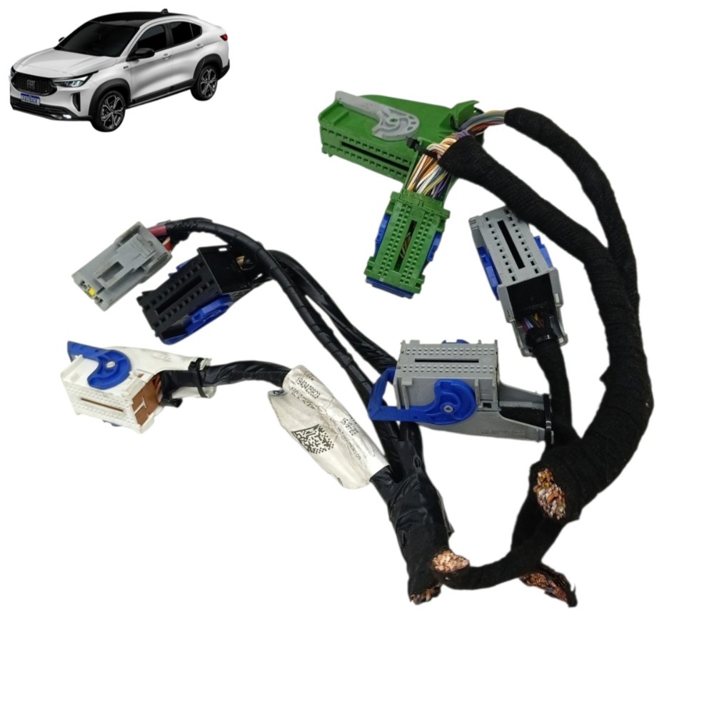 Jogo plug conector módulo BCM Fiat fastback 1.3 t270 2024 23
