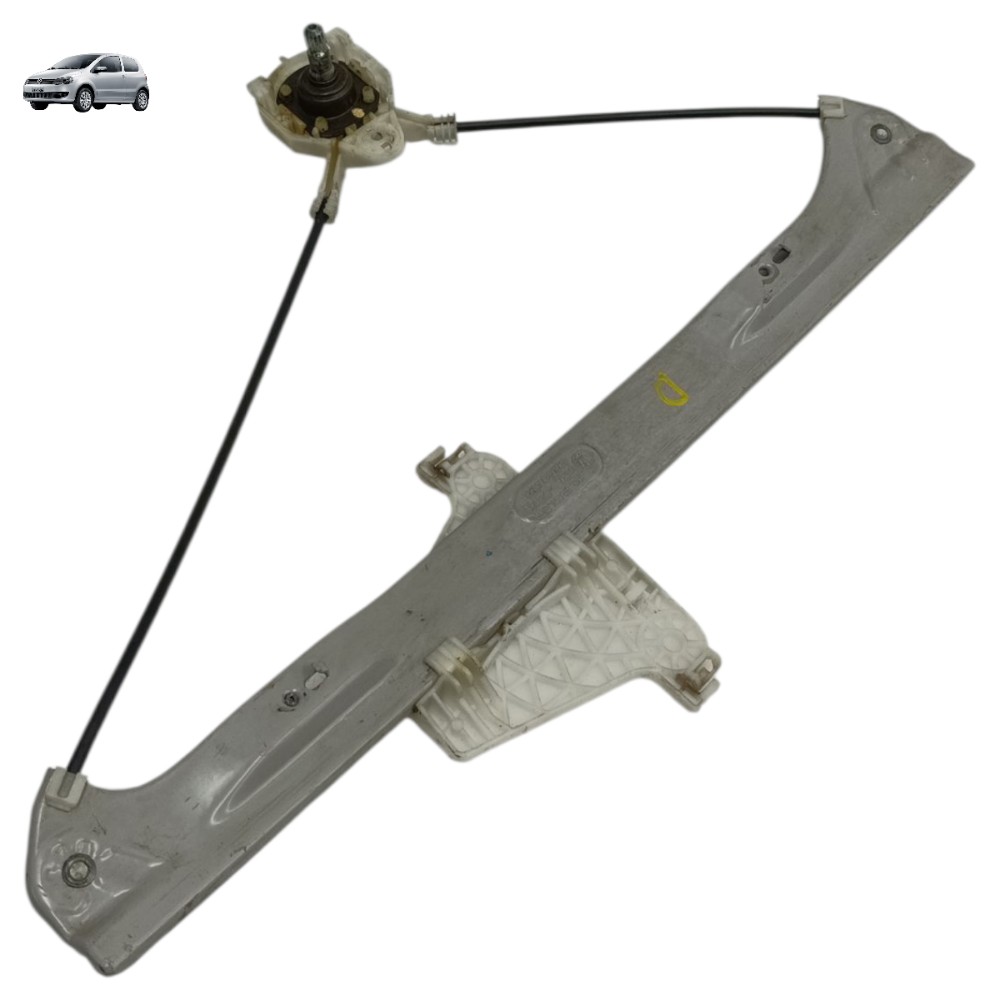 Máquina Vidro Manual Porta Direita Vw Fox 2p 2009 2008 2007 1