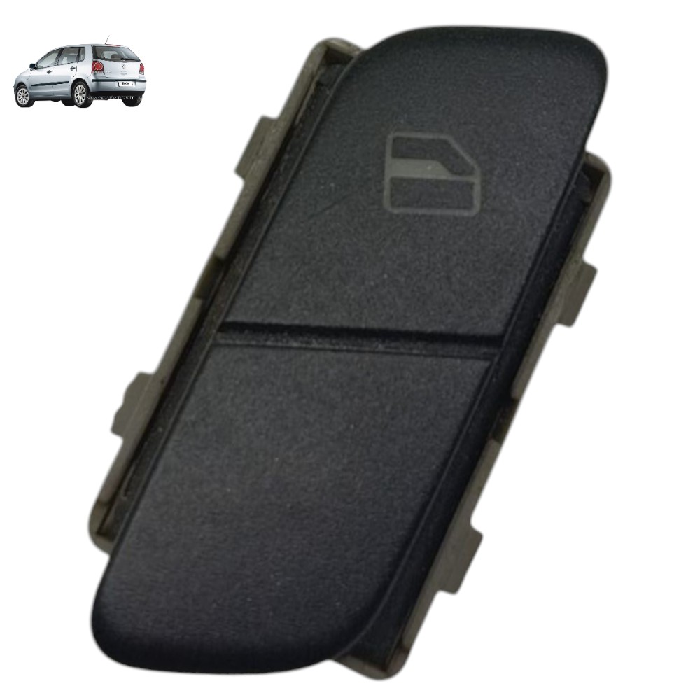 Botão Vidro Porta Traseira Esquerda Vw Polo 2007 2008 2009 1