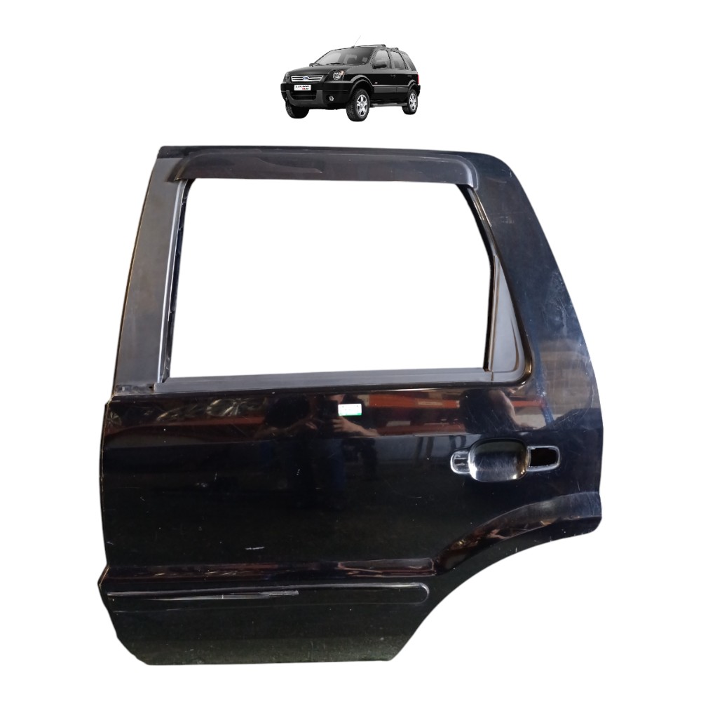 Porta Traseira Esquerda Ford Ecosport 2003 04 05 06 07 08 09 Traseira Esquerdo Preto 1