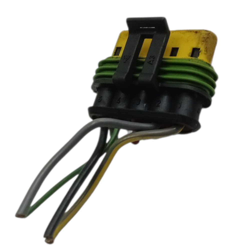 Plug conector motor limpador parabrisa Fiat Idea 2012 2013 4