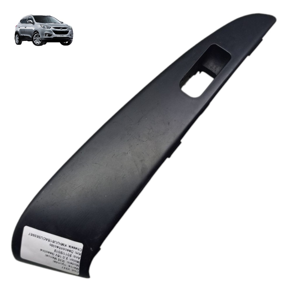 Moldura Botão Vidro Traseiro Esquerdo Hyundai Ix35 2011 2012 1