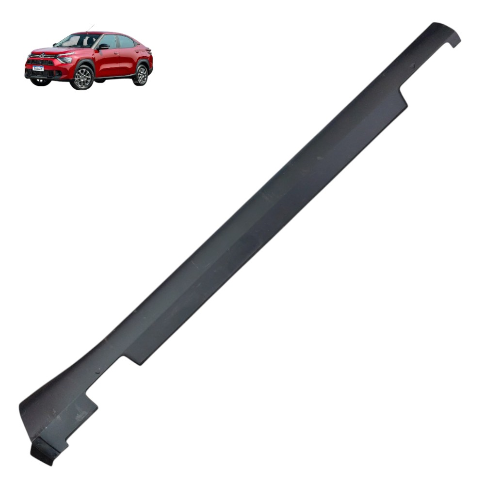 Spoiler Saia Lateral Direita Citroen Basalt 2025 2024 Preto 1
