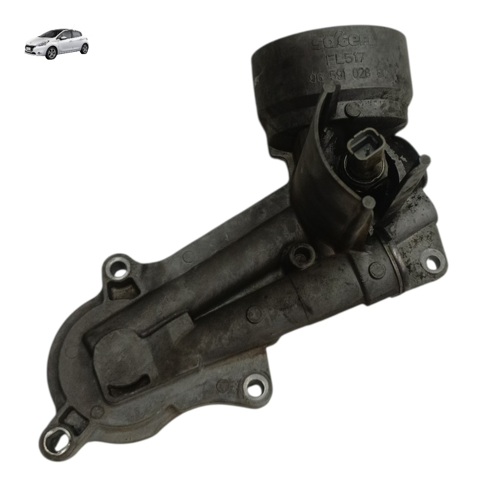 Suporte Filtro Óleo Motor Peugeot 208 1.6 16v 2014 2015 2016 1