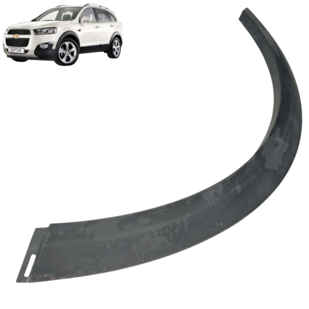 Moldura Paralama Dianteiro Esquerdo Gm Captiva 2011 2012 13 Preto