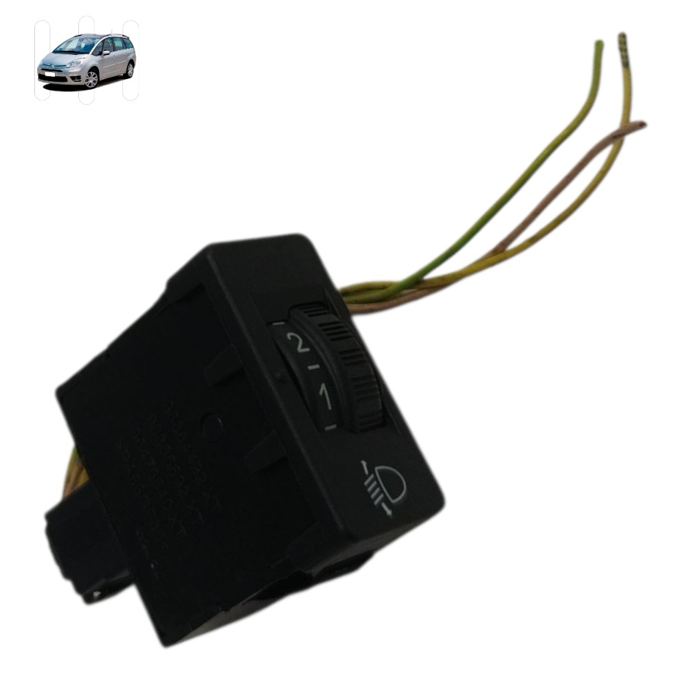 Botão ajuste farol Citroen Grand C4 Picasso 2008 2009 2010 1