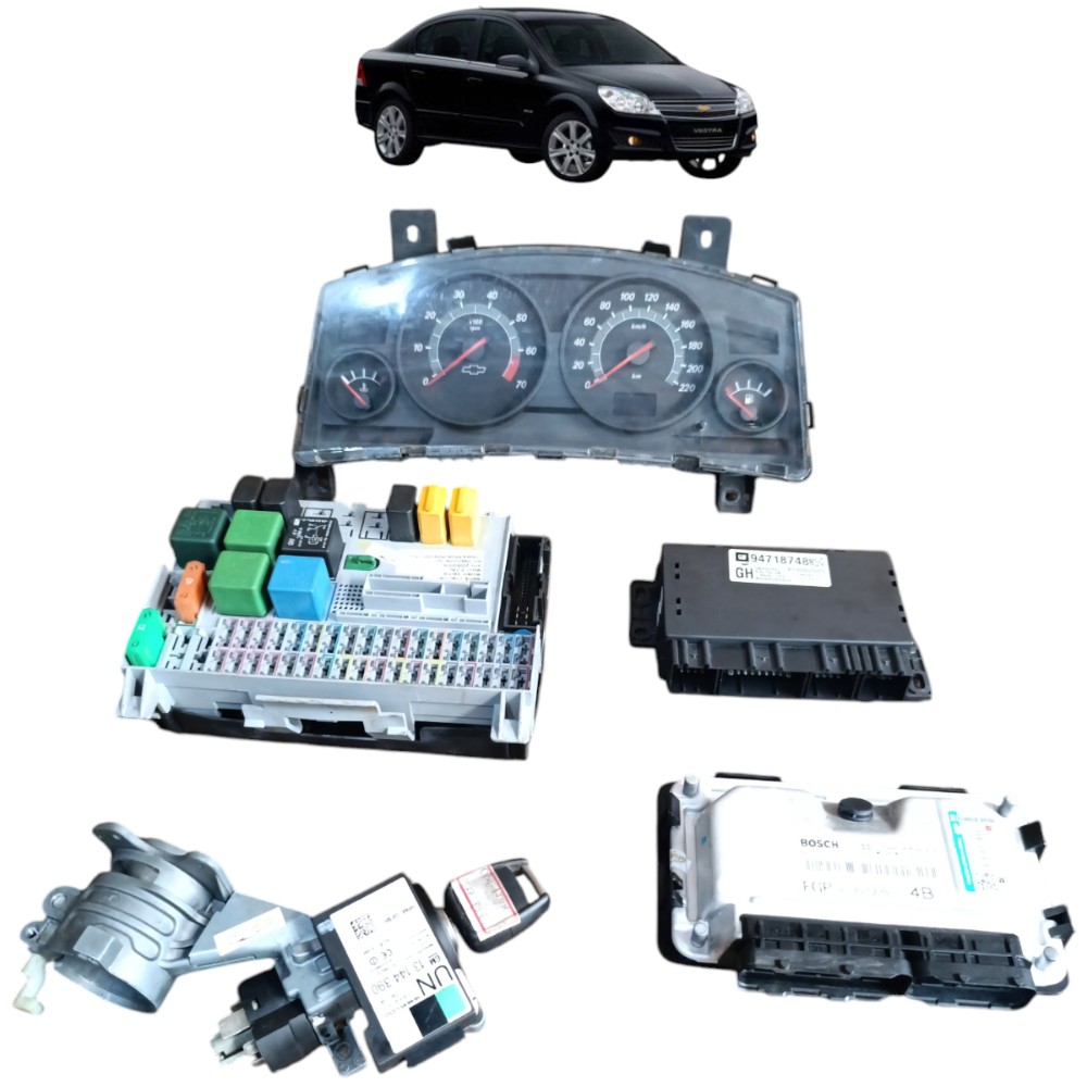 Kit Code Módulo Injeção Gm Vectra 2.0 8v Flex 2008 2009 2010 1