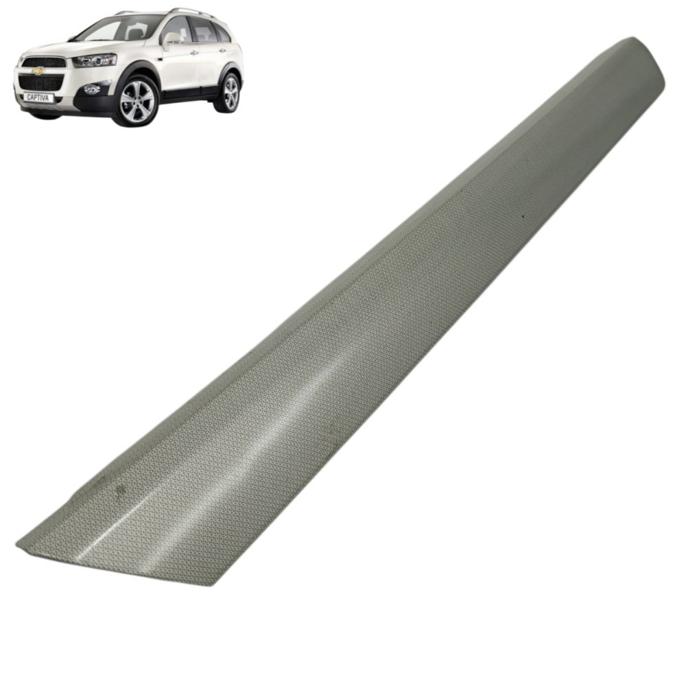 Friso Moldura Forro Porta Traseira Esquerda Gm Captiva 2012 2013 Cinza
