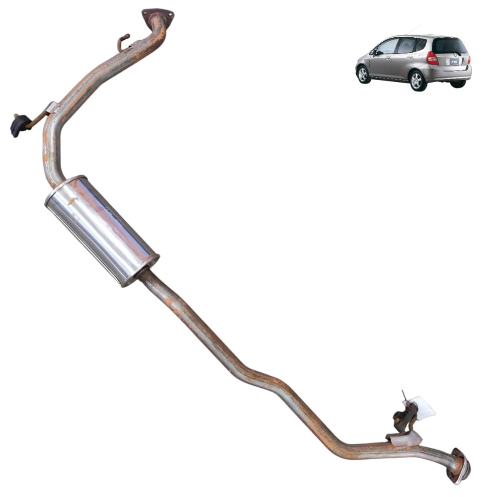 Escapamento intermediário honda fit 2003 2004 2005 2006 2007