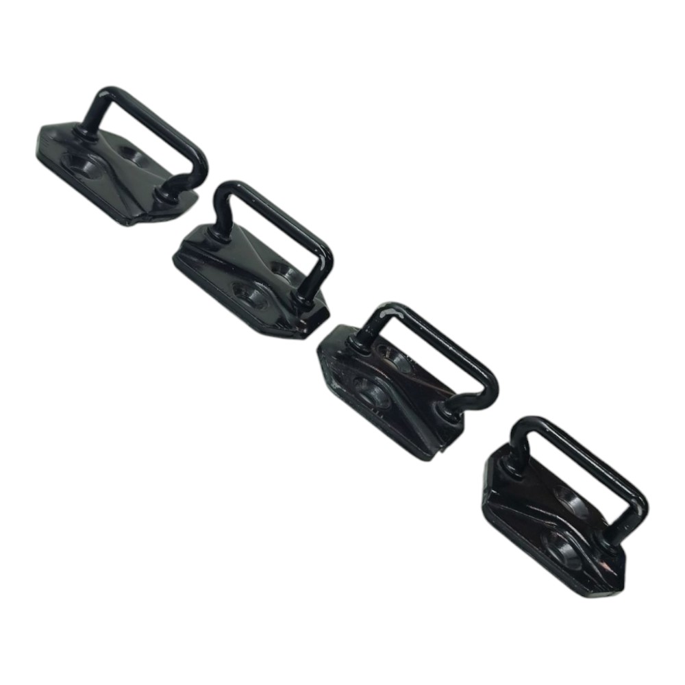 Jogo Batente Trinco Porta Volvo S60 T4 2011 2012 2013 2014 Preto 2