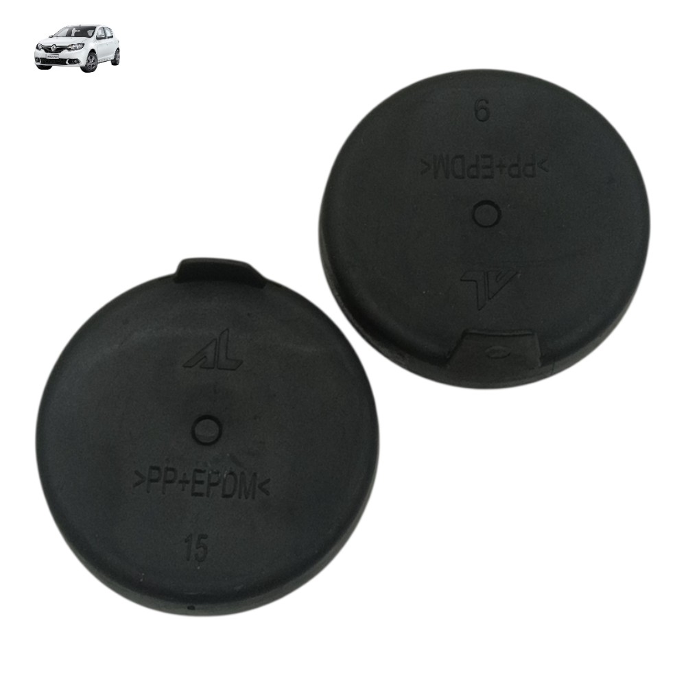 Par tampa vedação farol Renault Sandero 2016 2017 2018