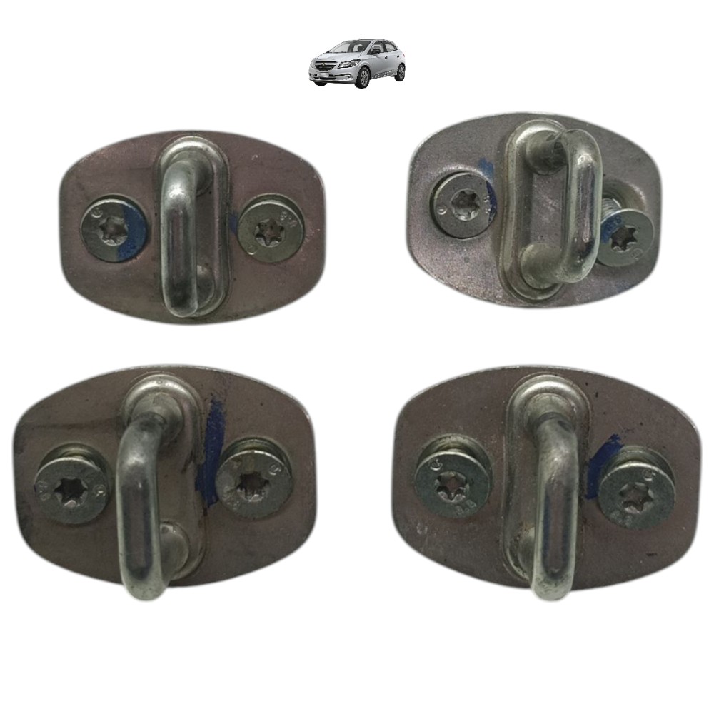 Jogo Batente Fechadura Porta Gm Onix 2013 2014 2015 Á 2019 1