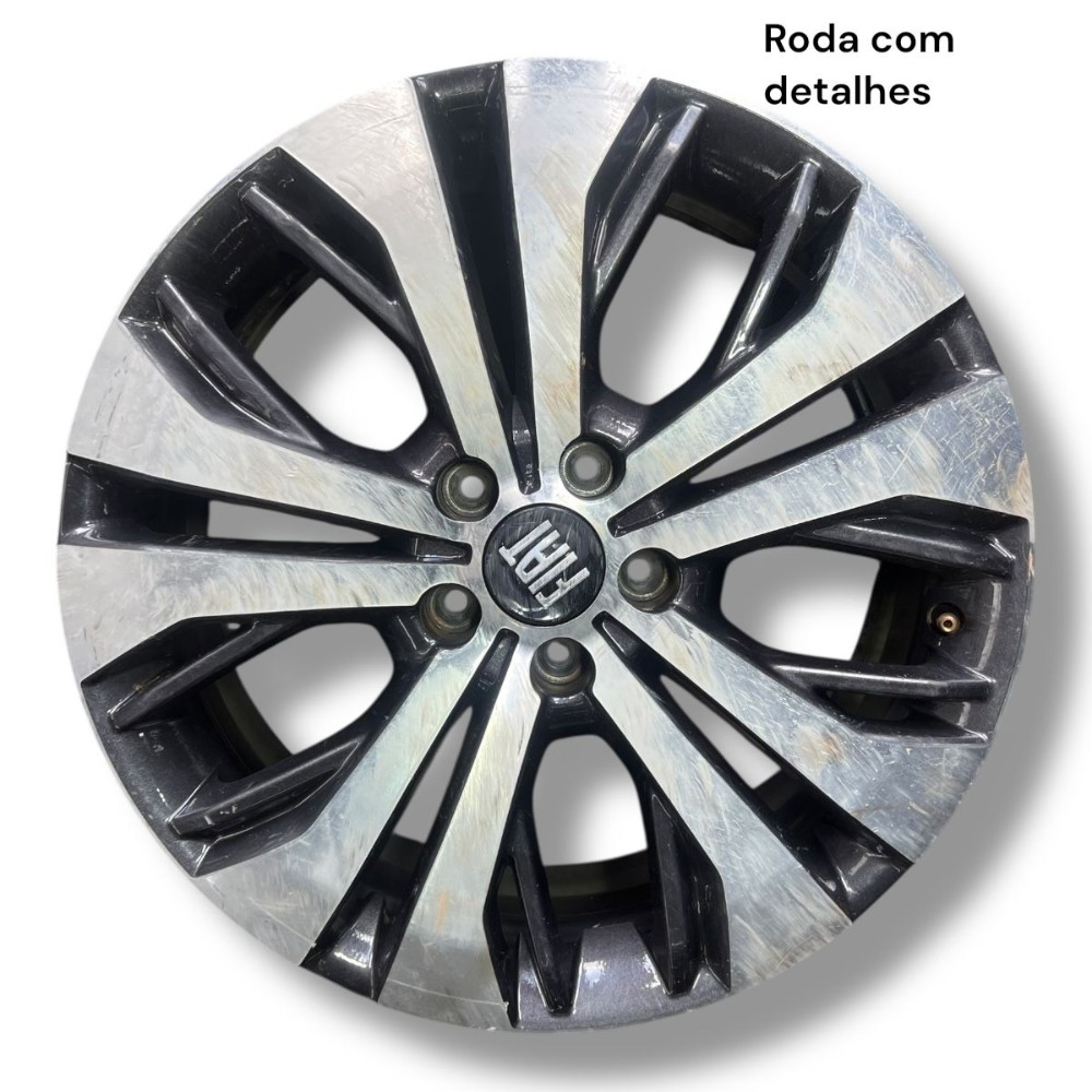 Jogo roda aro 18 com detalhes Fiat toro volcano 2024 2025 23 3