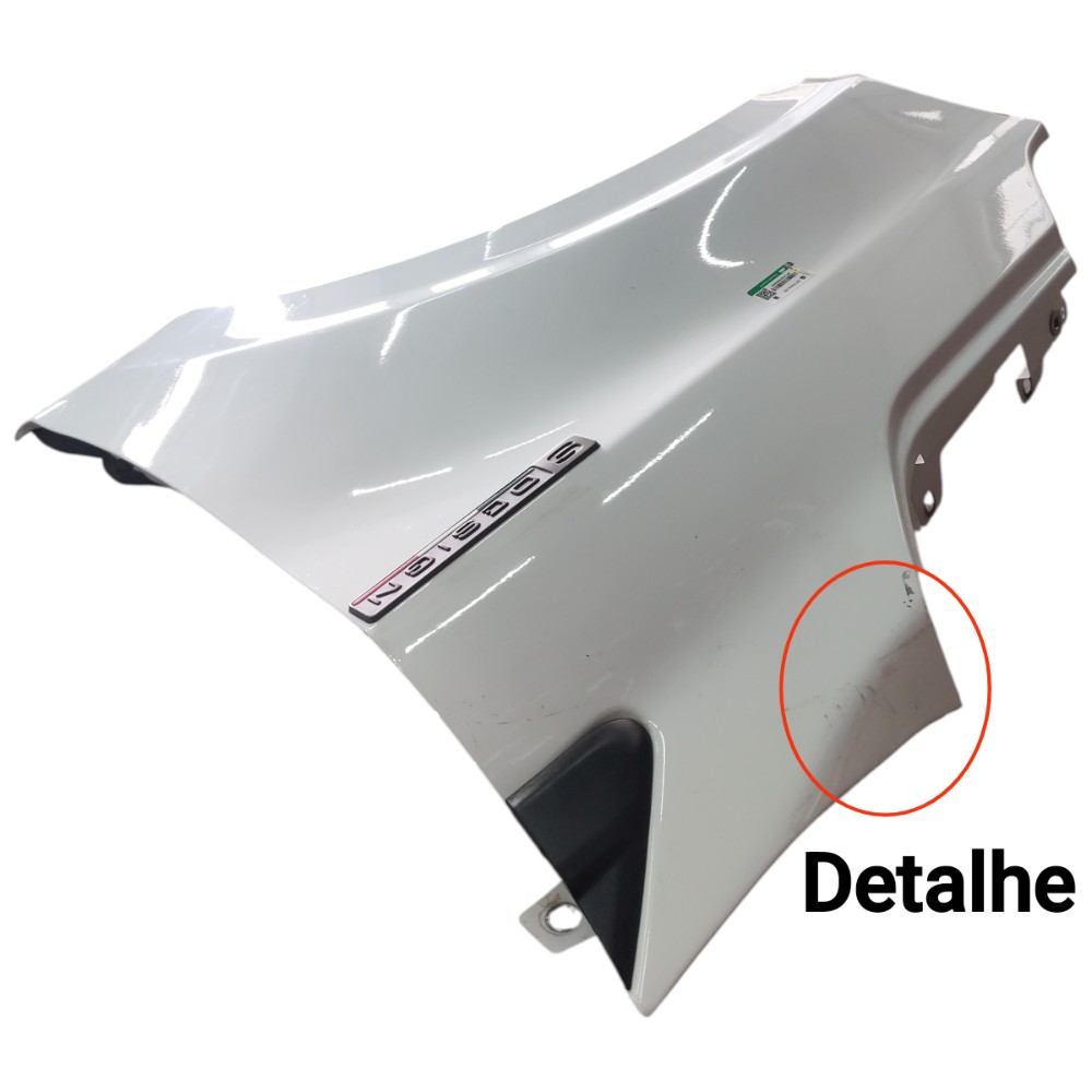 Paralama esquerdo Fiat argo 2024 2023 2022 2021 2020 detalhe 4