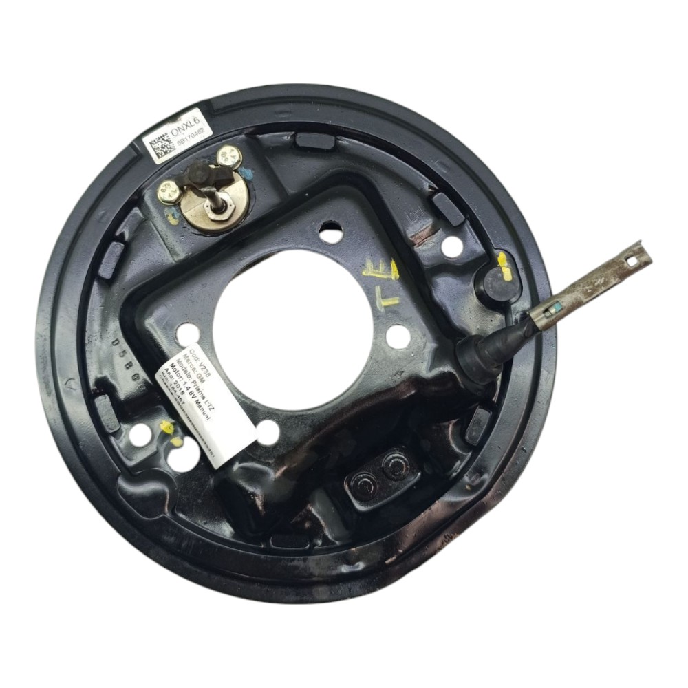 Sapata flange traseira esquerda gm prisma onix 2014 2015 16 3