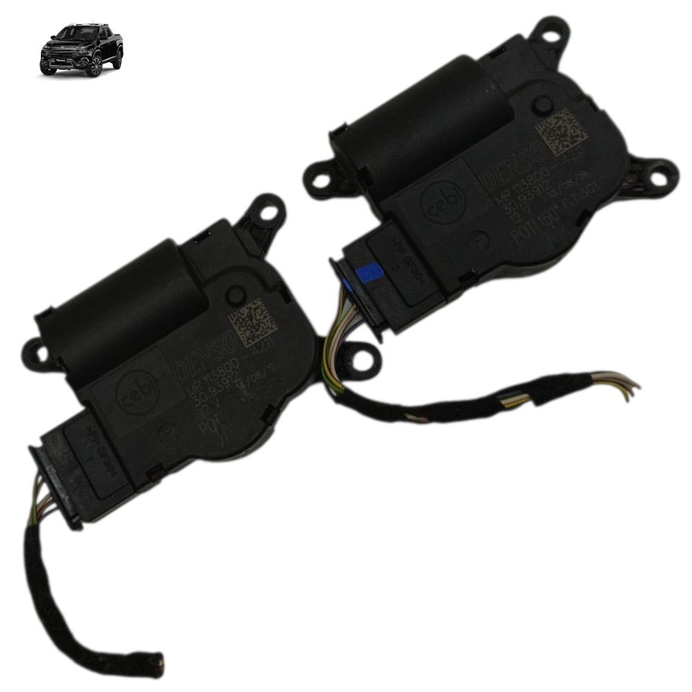 Par Motor Atuador Comando Ar Fiat Toro 2018 2019 2020 2021 1