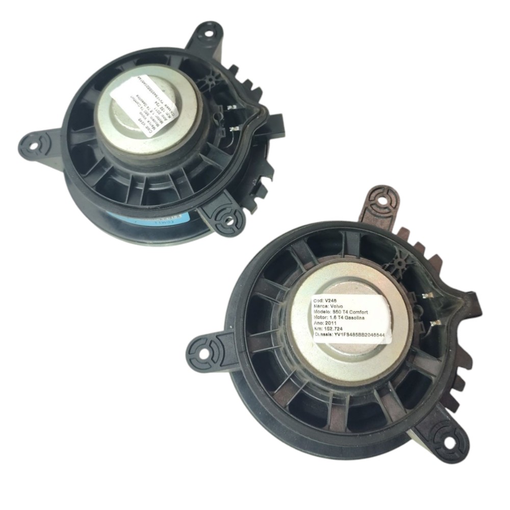 Par Alto Falante Porta Volvo S60 T4 2010 2011 2012 2013 2014 Preto 4