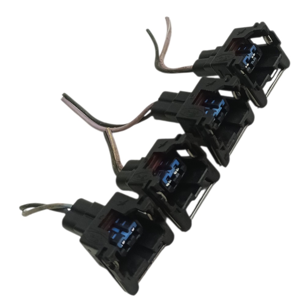 Jogo plug bico injetor ford focus 1.6 8v zetec 2005 2006 07 4