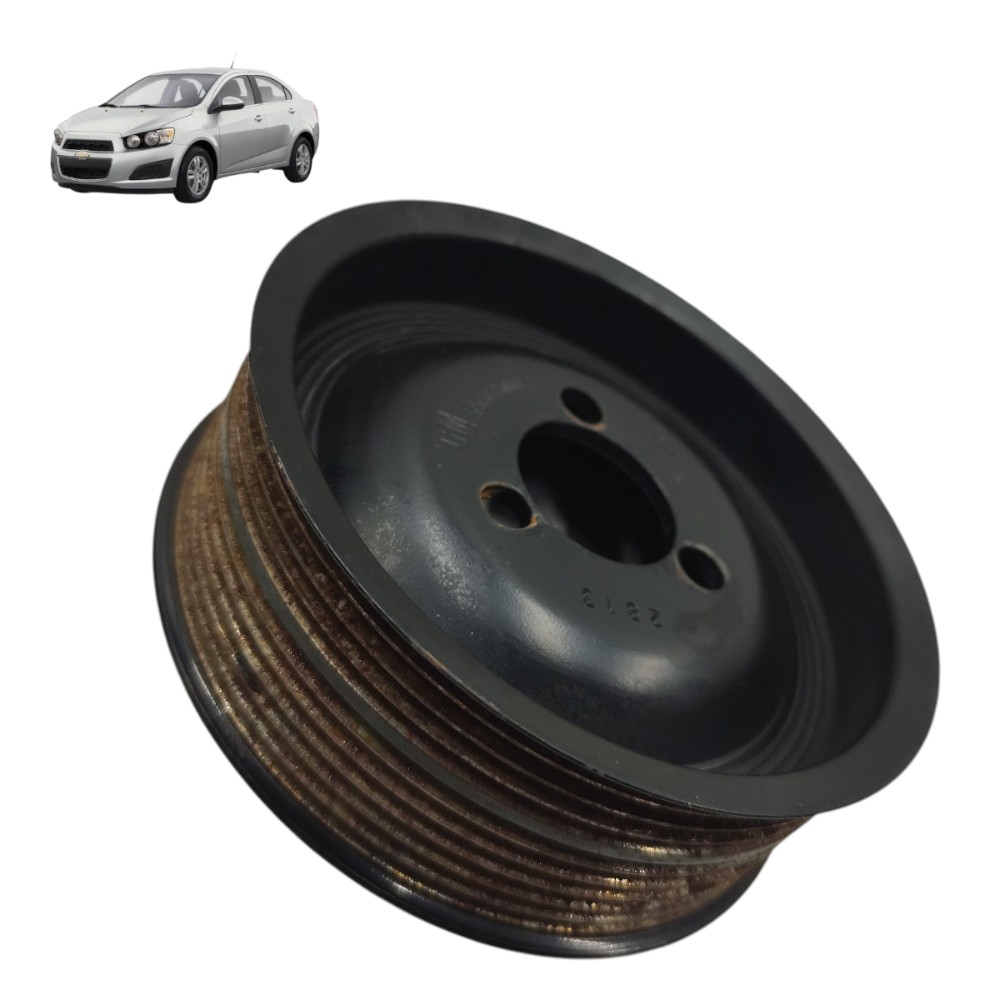 Polia virabrequim GM Sonic 1.6 16v 2012 2013 2014 55565004 1