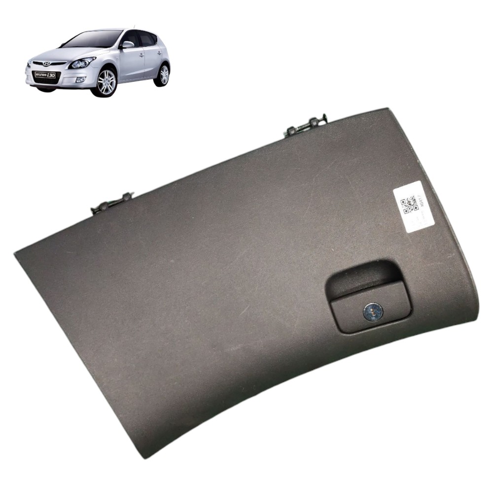 Tampa Porta Luvas Hyundai I30 2009 2010 2011 2012 Cor Preto 1