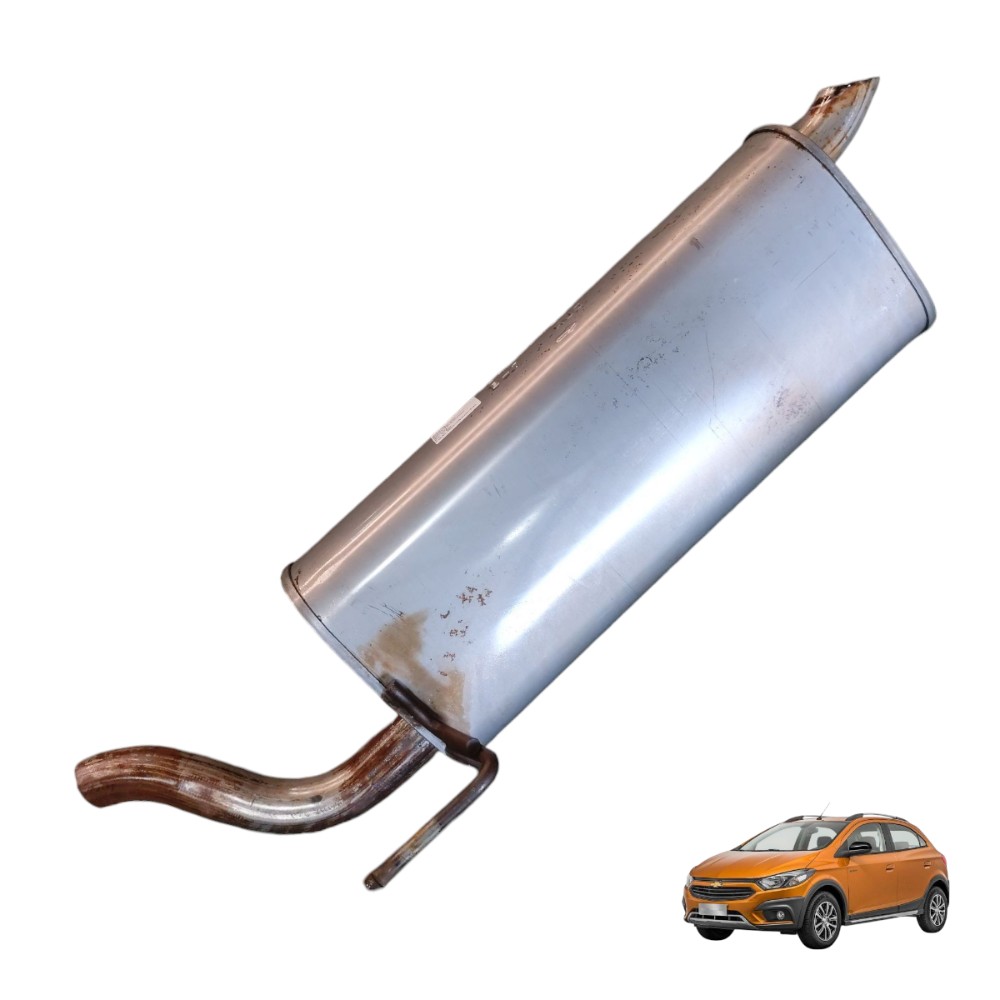 Abafador Silencioso Escapamento Gm Onix Prisma 1.4 2017 2018