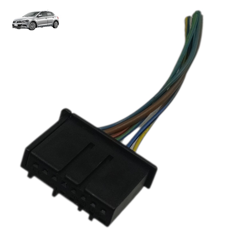 Plug fechadura dianteira esquerda vw Polo virtus 2019 2020 1