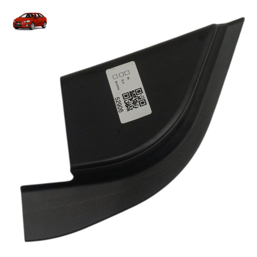 Acabamento interno retrovisor esquerdo GM Sonic 2012 2013 14 1