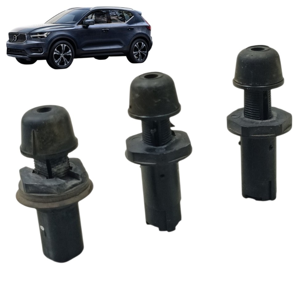 Jogo Batente Borracha Tampa Traseira Volvo Xc40 2022 2021 Preto