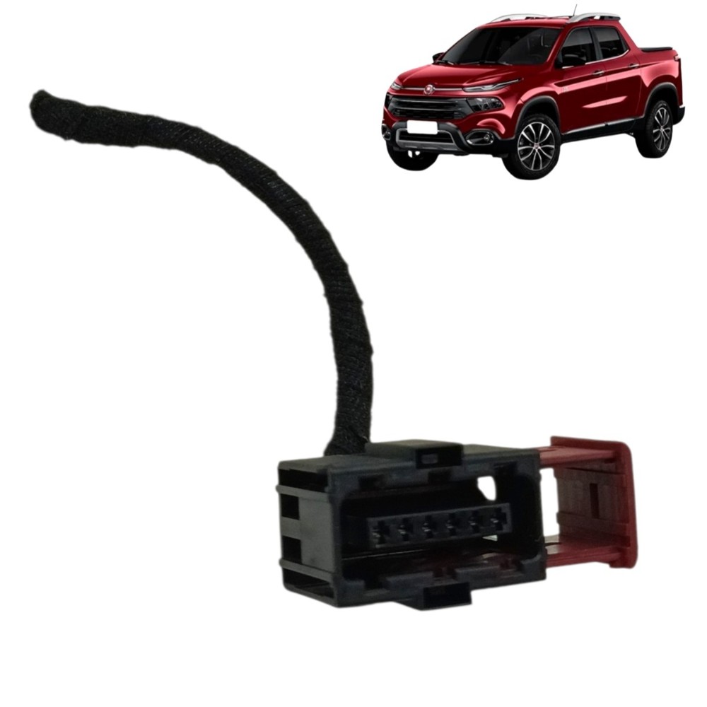 Plug conector pedal acelerador fiat toro 2021 2020 2019