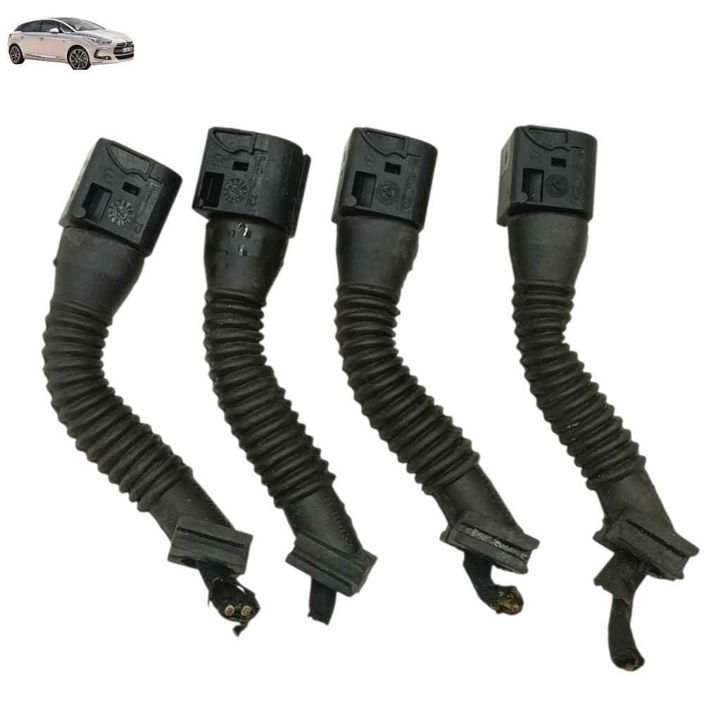 Jogo Plug Conector Bobina Ignição Citroën Ds5 1.6 Thp 2014